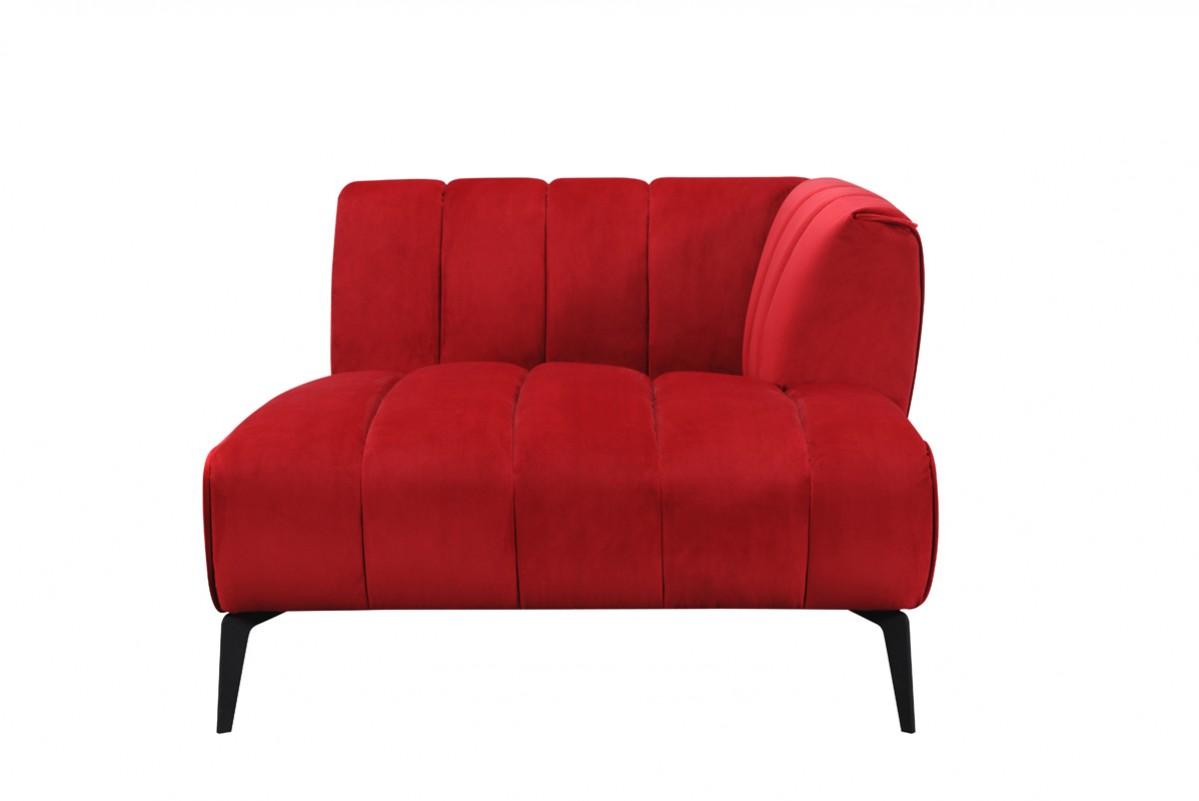 

    
 Order  Red Fabric Sectional Sofa VIG Divani Casa Morton Modern RIGHT HAND CHASE 14454
