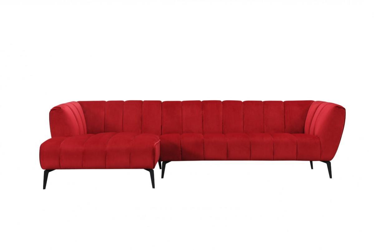 

    
Red Fabric Sectional Sofa VIG Divani Casa Morton Modern LEFT HAND CHASE 14455
