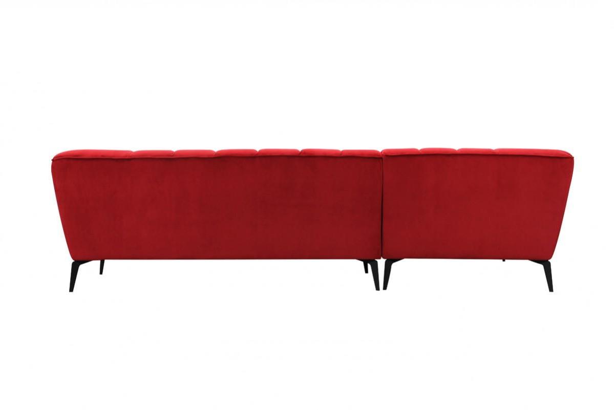 

                    
VIG Furniture Divani Casa Morton Sectional Sofa Red Polyester Purchase 
