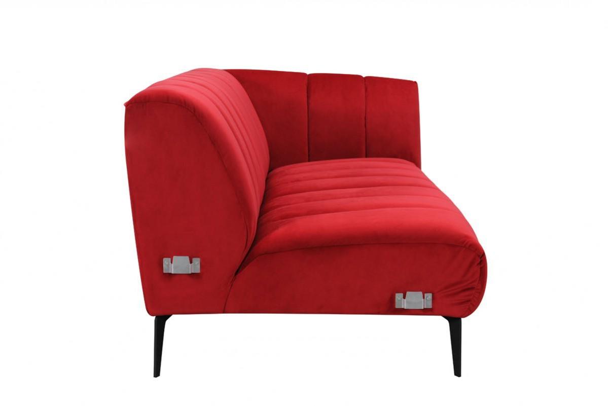 

                    
Buy Red Fabric Sectional Sofa VIG Divani Casa Morton Modern LEFT HAND CHASE 14455
