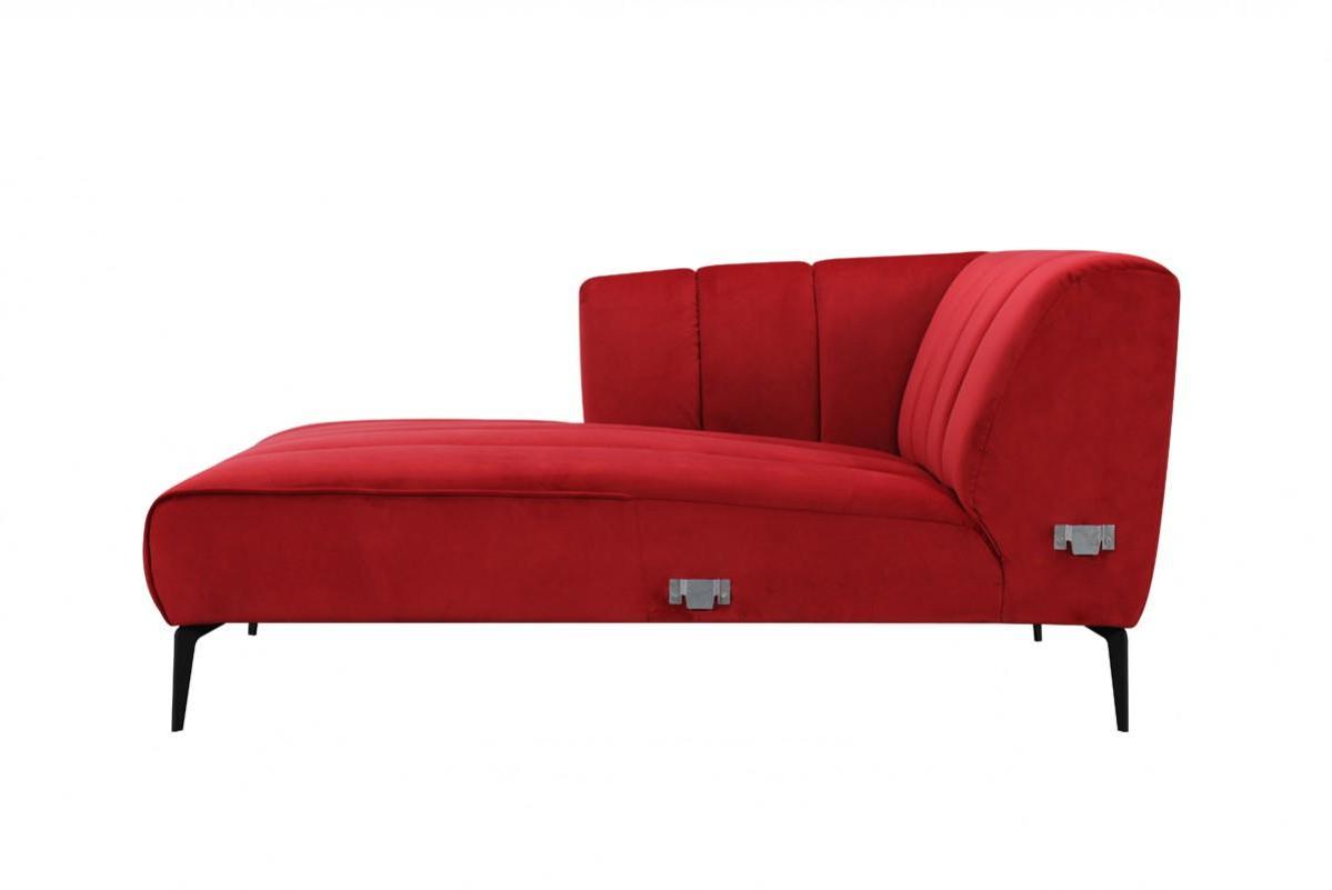 

    
 Shop  Red Fabric Sectional Sofa VIG Divani Casa Morton Modern LEFT HAND CHASE 14455
