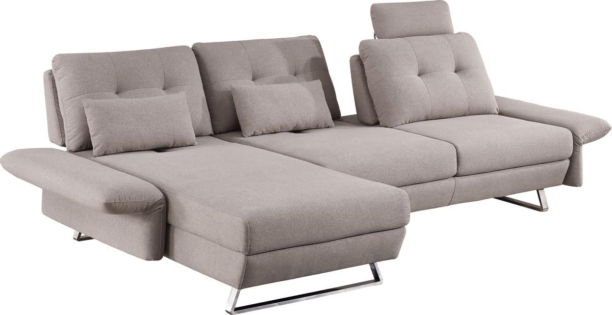 

    
Light Grey Fabric Sectional Sofa Contemporary VIG Divani Casa Payne Modern
