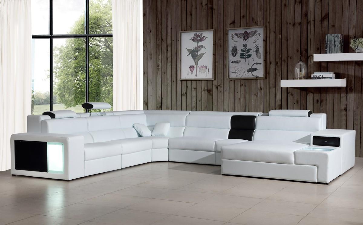 

        
00840729109659White Bonded Leather Sectional Sofa Right Divani Casa Polaris VIG Contemporary
