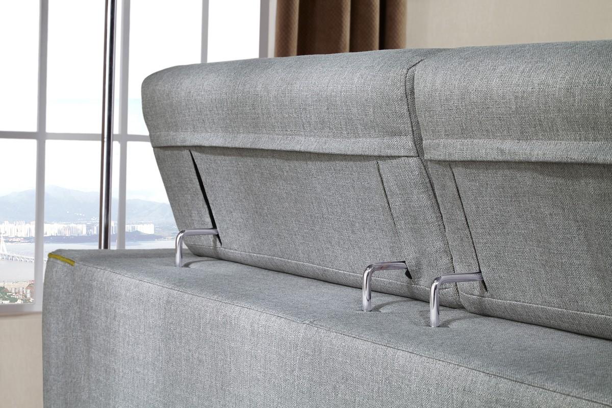 

                    
VIG Furniture Divani Casa Sawtelle Sectional Sofa Gray Fabric Purchase 
