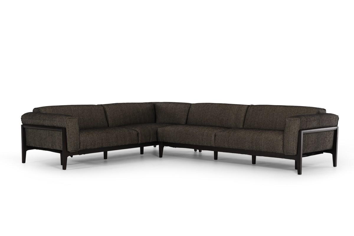 

    
VIG Divani Casa Tifton Modern Brown Fabric Sectional Sofa Contemporary

