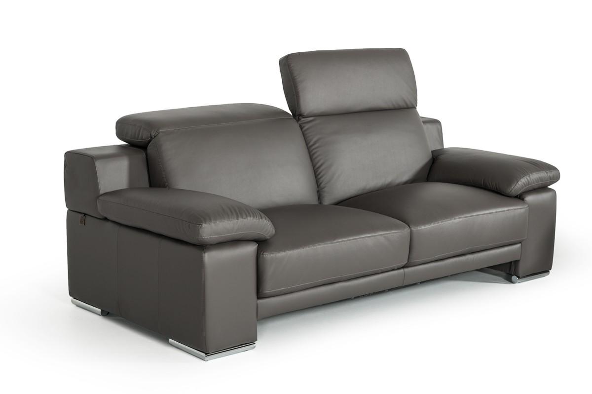 

                    
VIG Furniture Estro Salotti Evergreen Sofa Set Dark Gray Full Leather Purchase 
