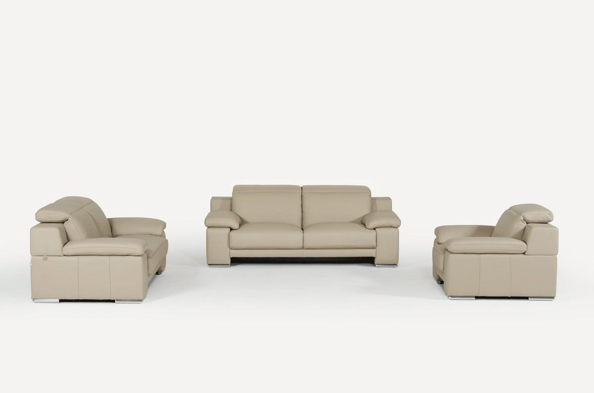 

    
VGNTEVERGREEN-TPE Taupe Full Leather Sofa Set 3P VIG Estro Salotti Evergreen MADE IN ITALY Modern
