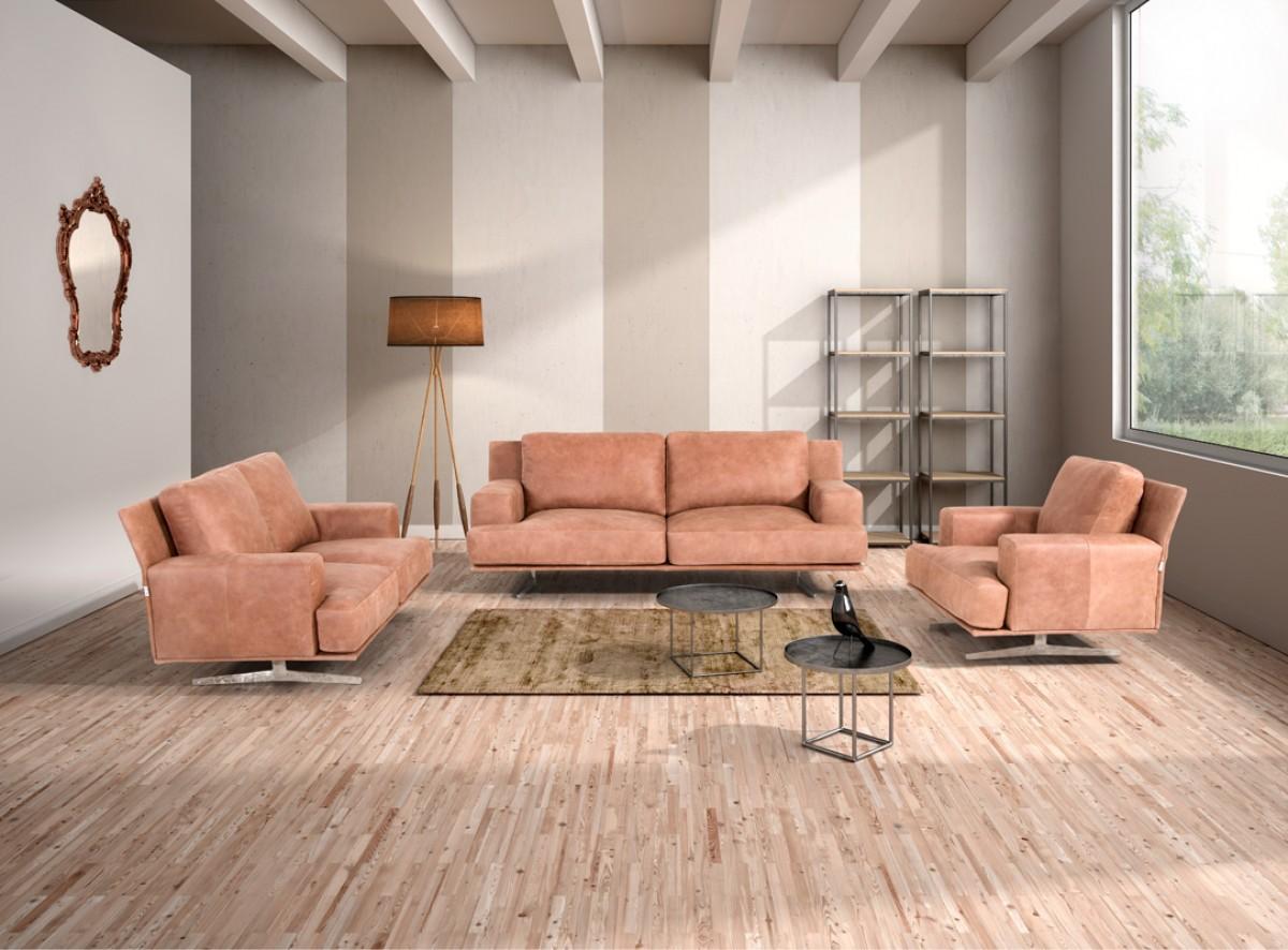 

                    
Buy Cognac Italian Full Leather Sofa Set 3Pcs Estro Salotti Foster VIG MADE IN ITALY
