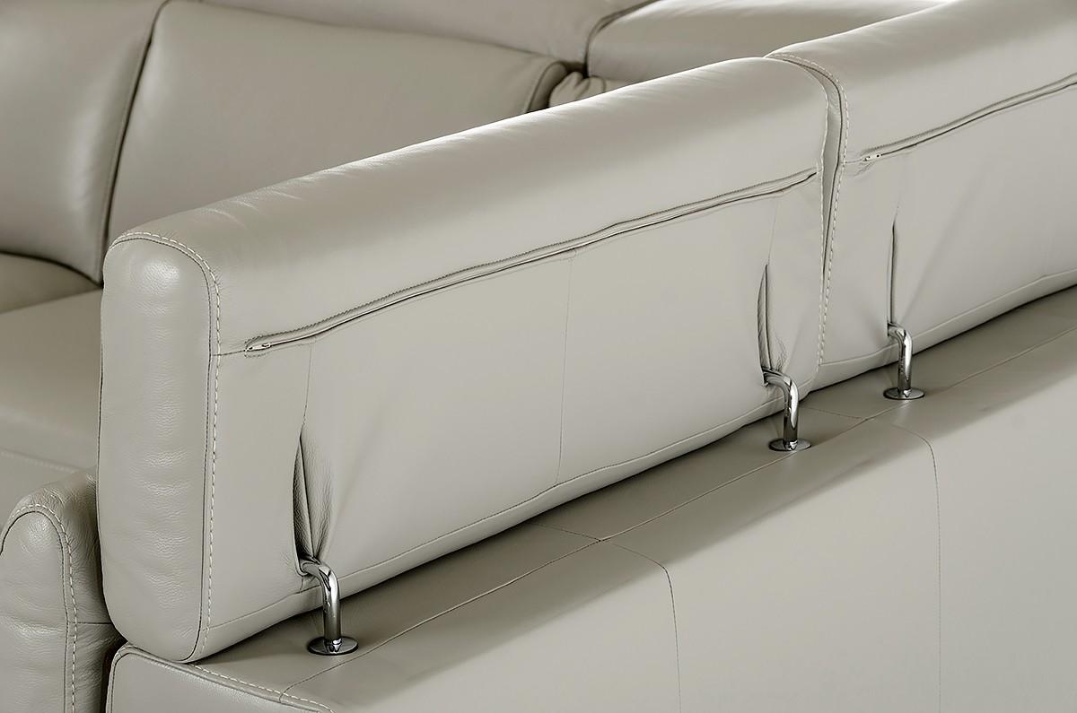 

                    
VIG Furniture Estro Salotti Glenda Sectional Sofa Gray Full Leather Purchase 
