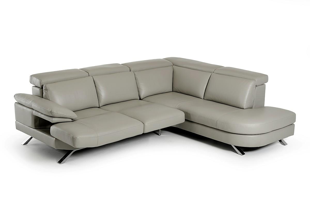 

                    
VIG Furniture Estro Salotti Glenda Sectional Sofa Gray Genuine Leather Purchase 
