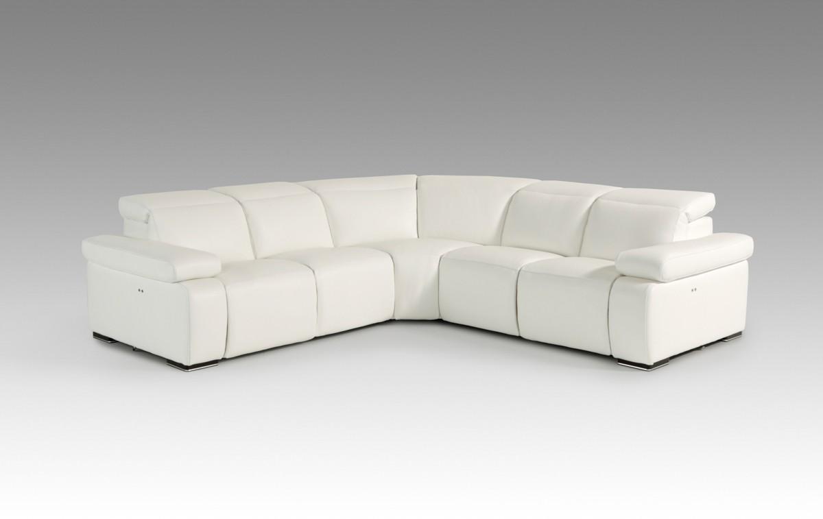 

                    
VIG Furniture Estro Salotti Hyding Reclining Sectional White Italian Leather Purchase 

