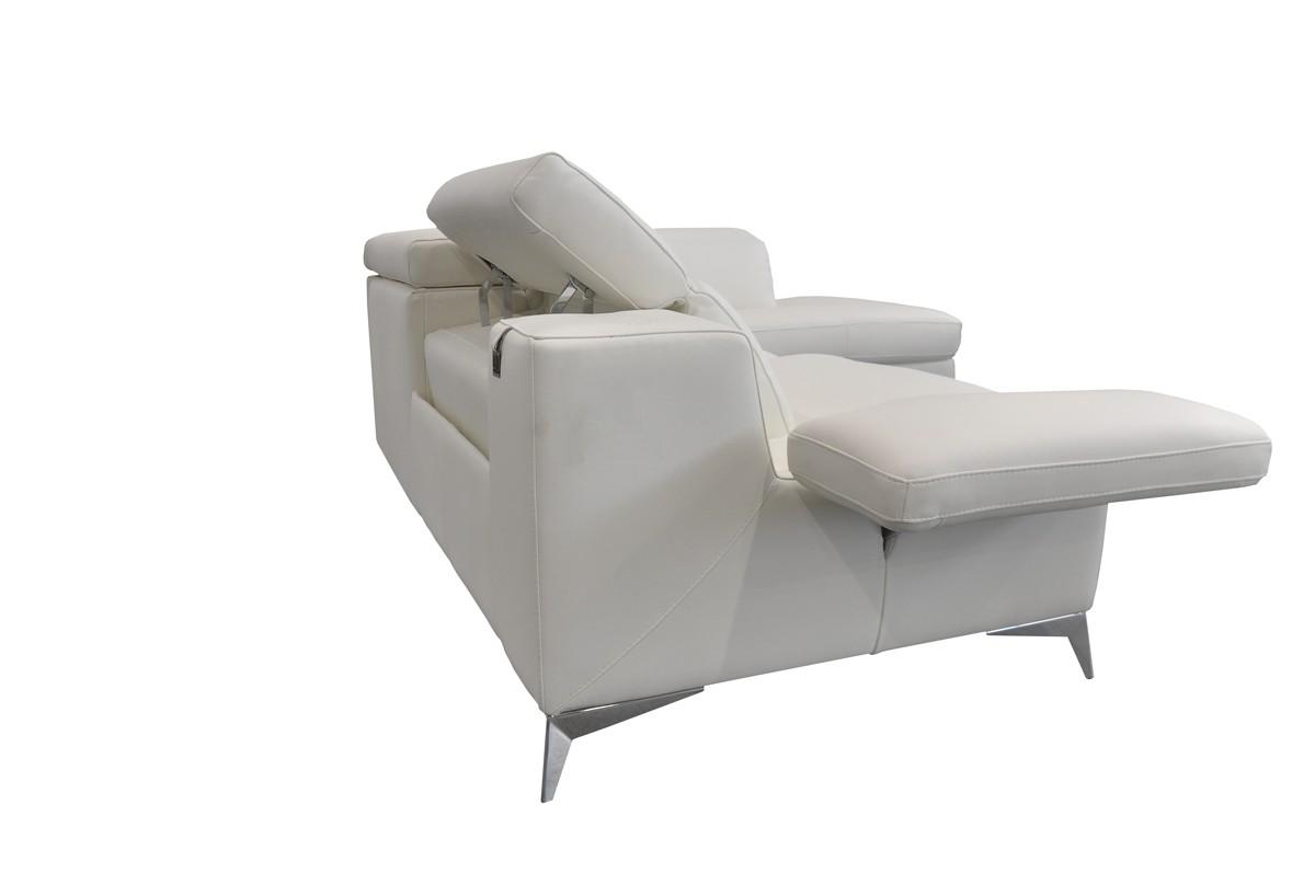 

                    
VIG Furniture Estro Salotti Hypnose Sectional Sofa White Italian Leather Purchase 
