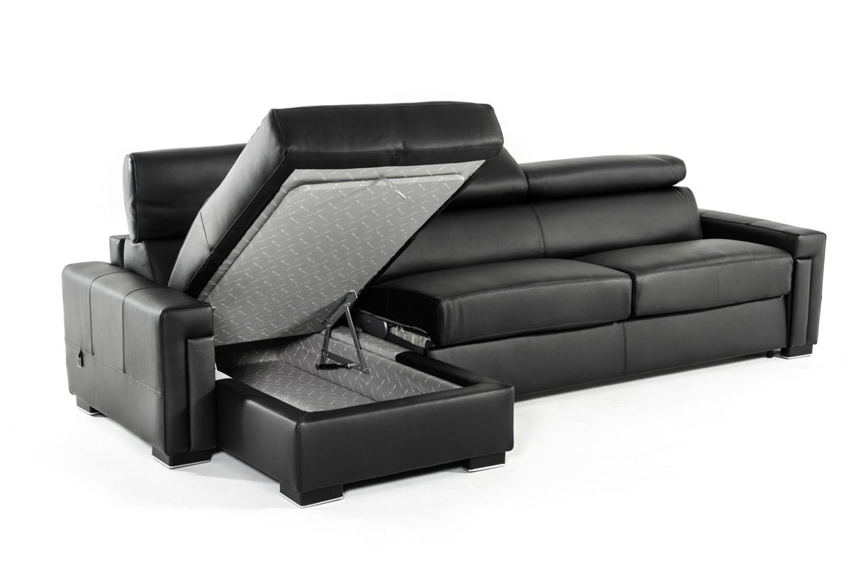 

    
VIG Furniture VGNTSACHA-BLK Sectional Sofa Bed Black VGNTSACHA-BLK
