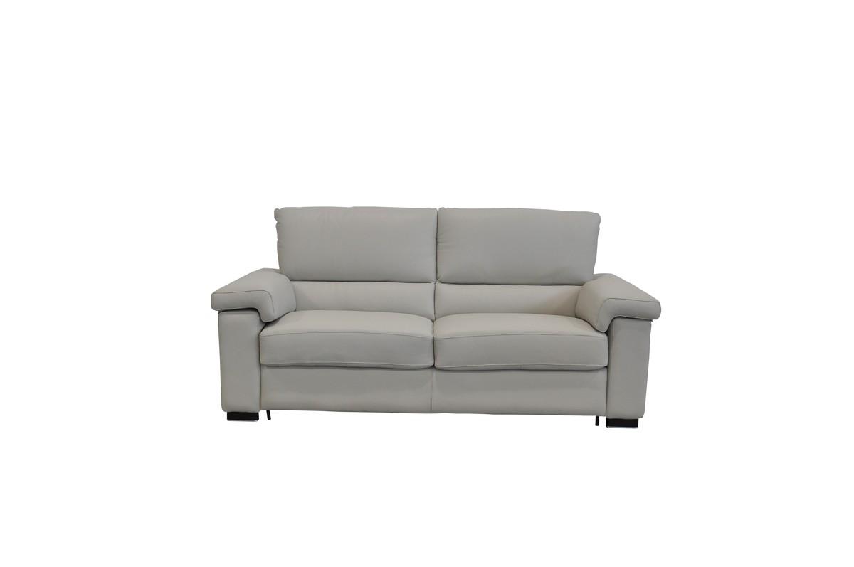 

                    
Buy Light Grey Full Leather Sofa Bed VIG Estro Salotti Spock MADE IN ITALY Modern

