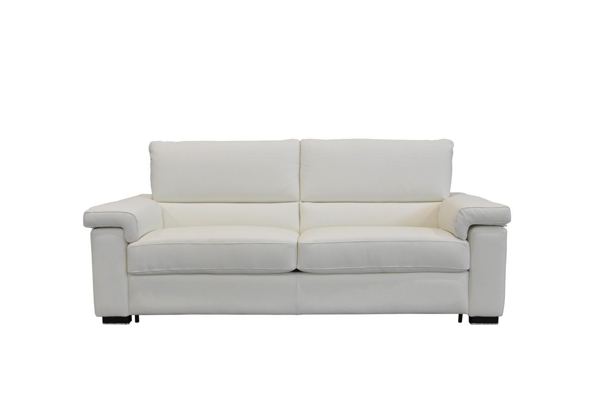 

                    
VIG Furniture Estro Salotti Spock Sofa bed White Italian Leather Purchase 
