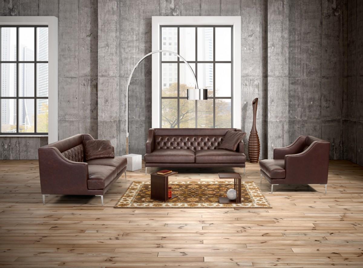 

                    
VIG Furniture VGNTULYSSES-BRN Sofa Set Brown Full Leather Purchase 
