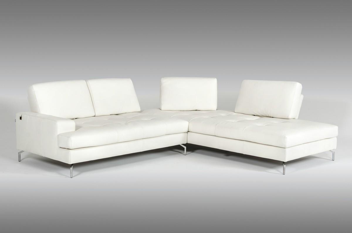 

    
White Full Genuine Leather Sectional RIGHT VIG Estro Salotti Voyager Modern
