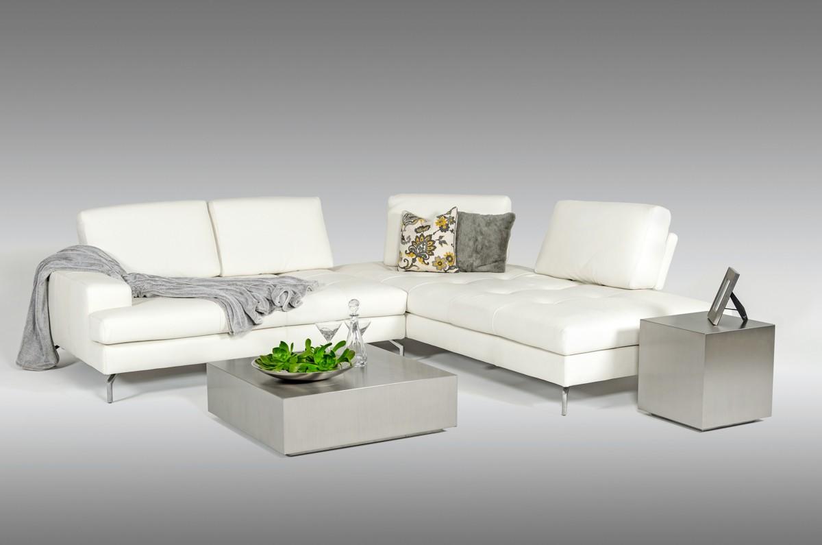 

                    
VIG Furniture Estro Salotti Voyager Sectional Sofa White Italian Leather Purchase 
