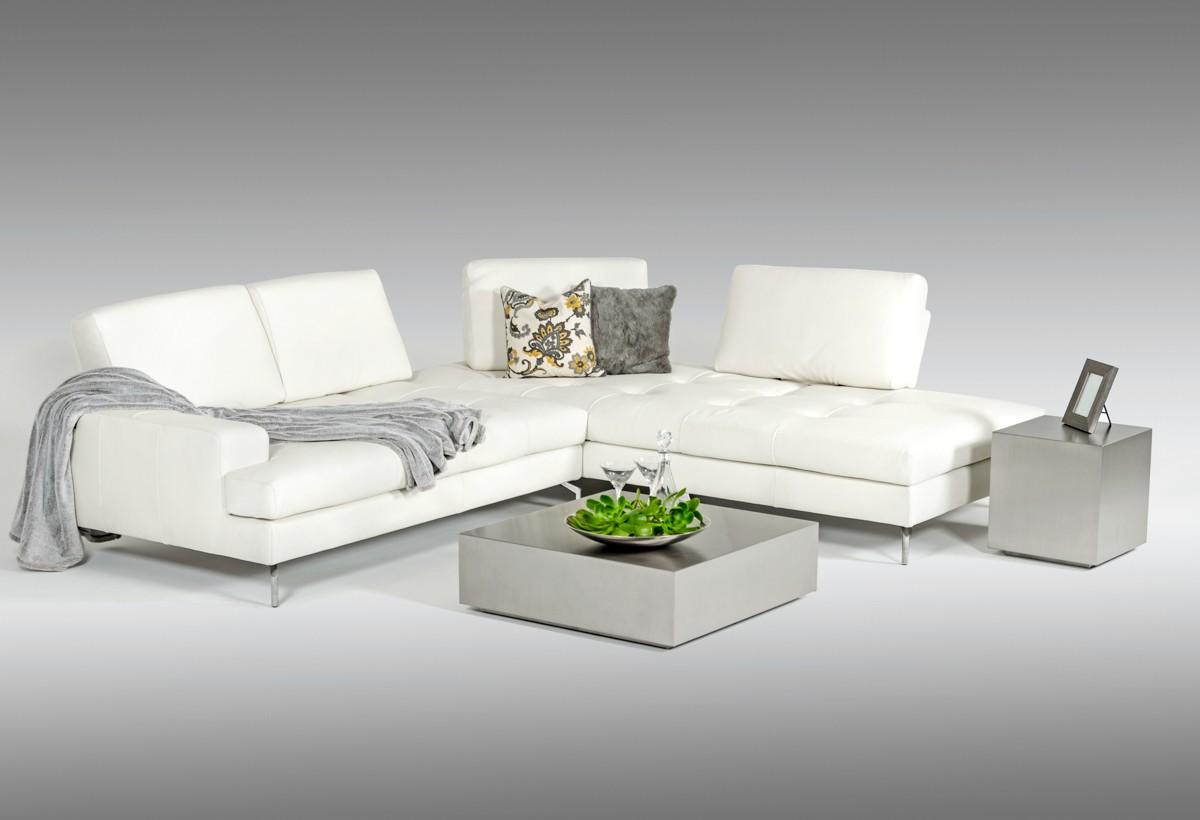 

                    
Buy White Full Genuine Leather Sectional RIGHT VIG Estro Salotti Voyager Modern
