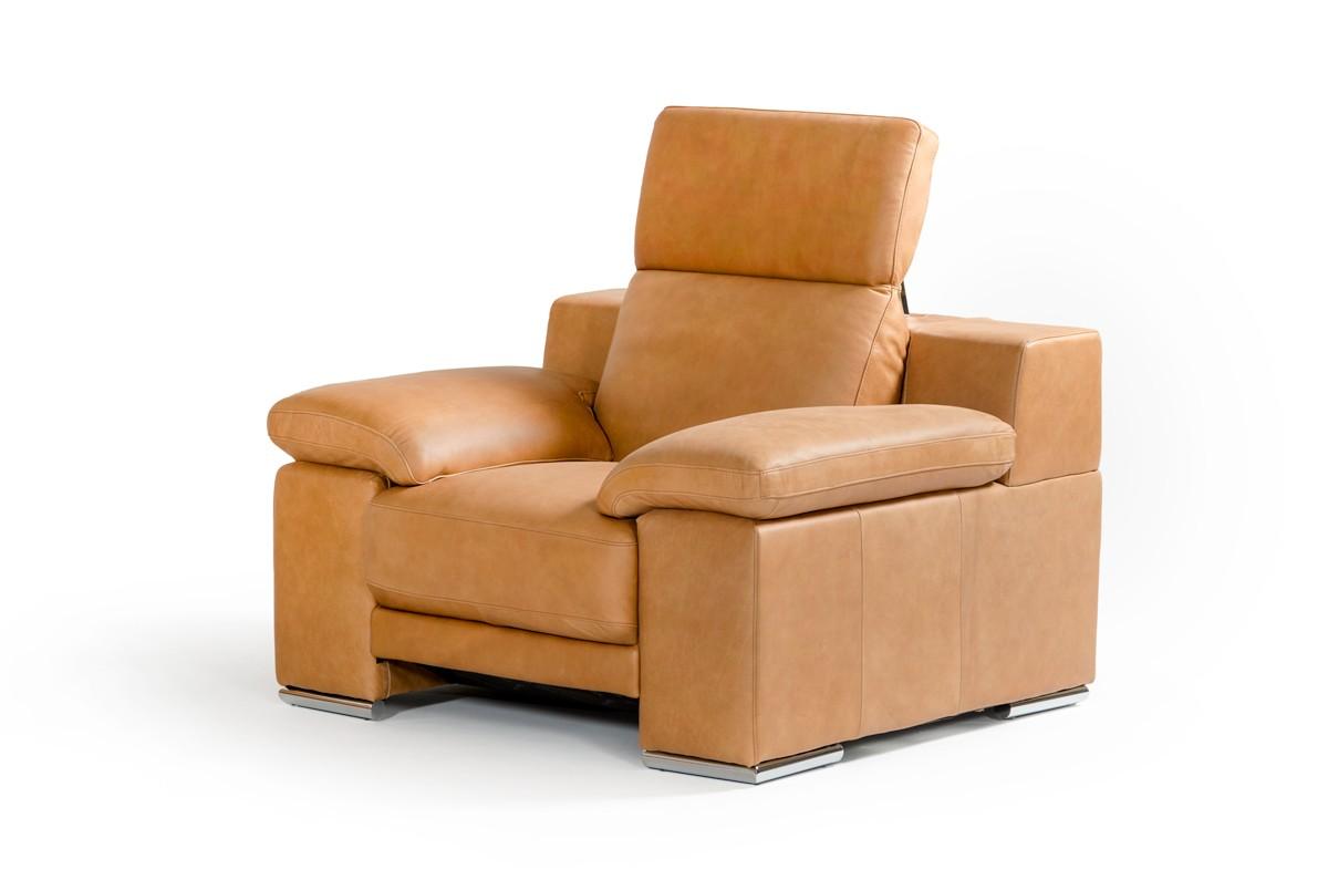 

    
Cognac Full Italian Leather Sofa Set 3Pc Modern VIG Estro Salotti Evergreen
