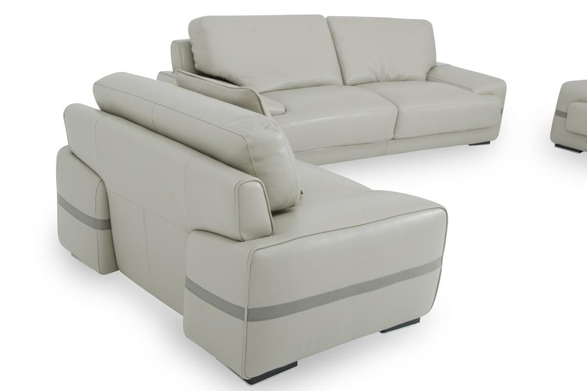 

                    
Buy Grey Full Leather Sofa Set 3Pcs VIG Estro Salotti Evita MADE IN ITALY Modern
