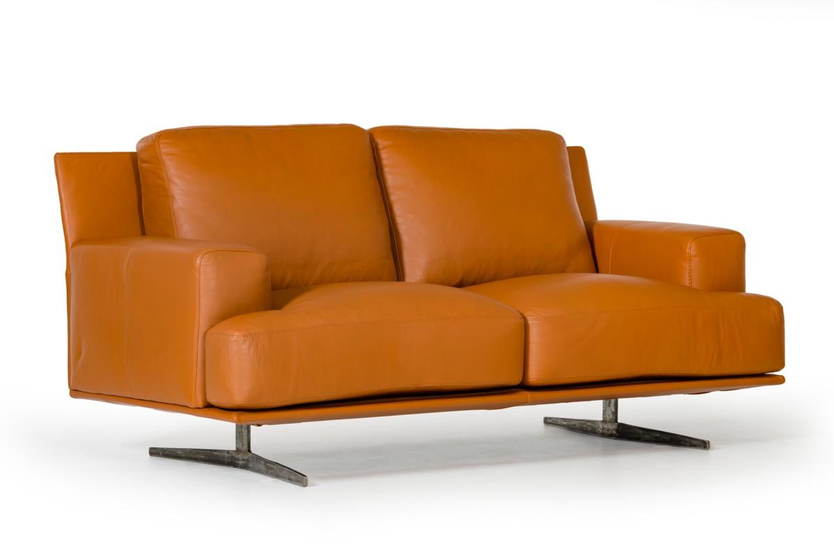 

    
Brown Full Leather Sofa Set 3P VIG Estro Salotti Foster VIG MADE IN ITALY Modern
