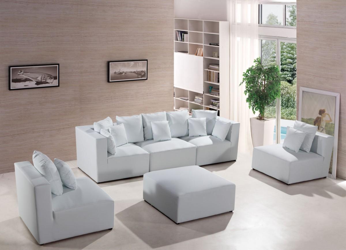 

    
VIG Furniture Divani Casa 206 Modular Set White VGEV206-WHT

