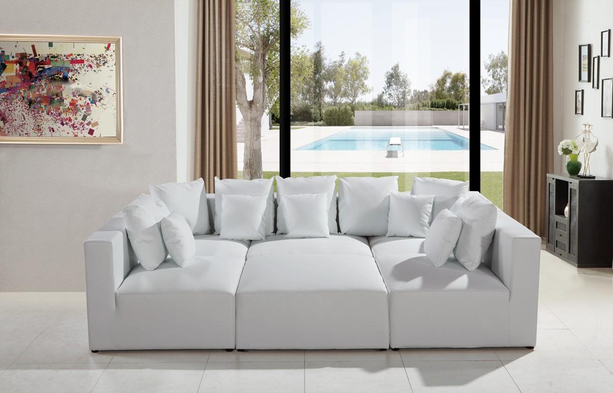 

                    
VIG Furniture Divani Casa 206 Modular Set White Bonded Leather Purchase 
