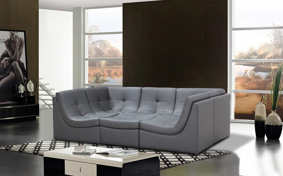 

    
VGEV207-GRY VIG Furniture Sectional Sofa
