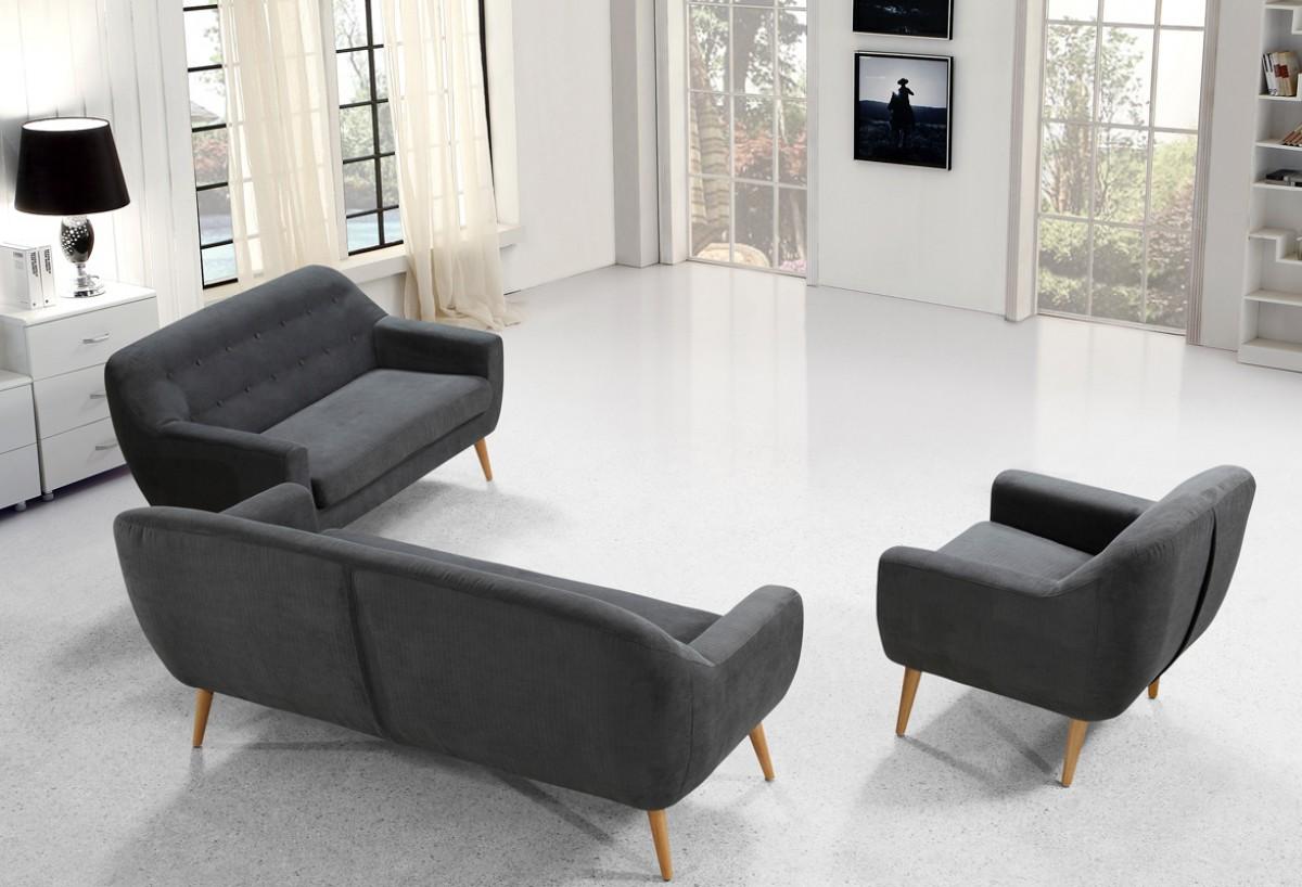 

    
VIG Furniture Divani Casa Afton Sofa Set Gray VG2T0856-GRY Set-3
