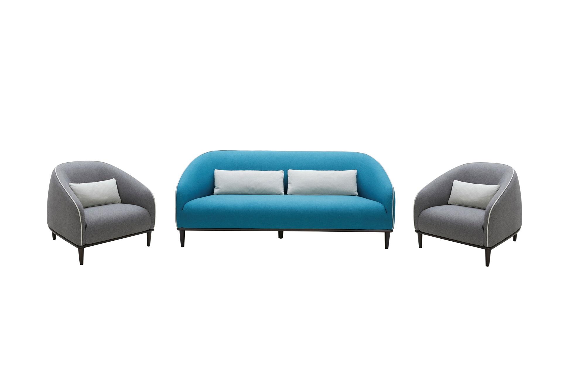 

        
VIG Furniture Divani Casa Amisk Sofa and Chair Teal/Grey Fabric 00840729142076
