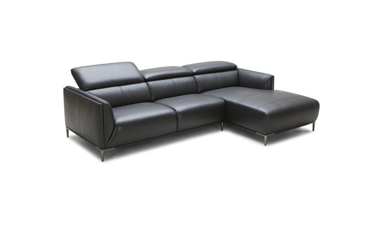 

        
VIG Furniture Divani Casa Belfast Sectional Sofa Black Leather 00840729140034
