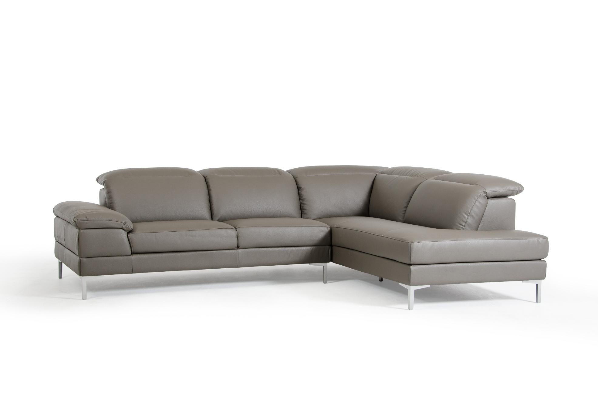 

    
Grey Eco-Leather Sectional Sofa VIG Divani Casa Carnation Modern Contemporary

