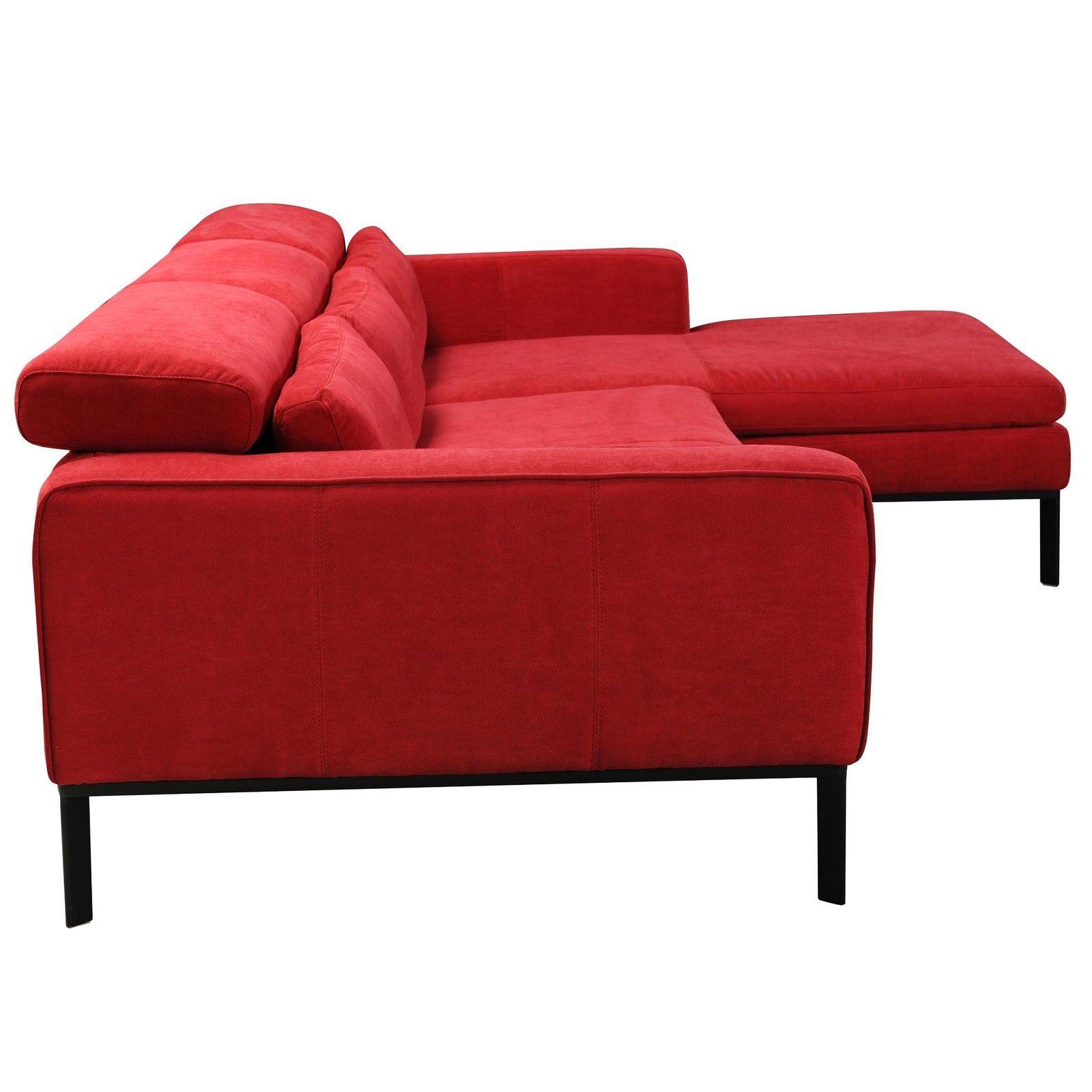 

        
VIG Furniture Divani Casa Clayton Sectional Sofa Red Fabric 00840729144391
