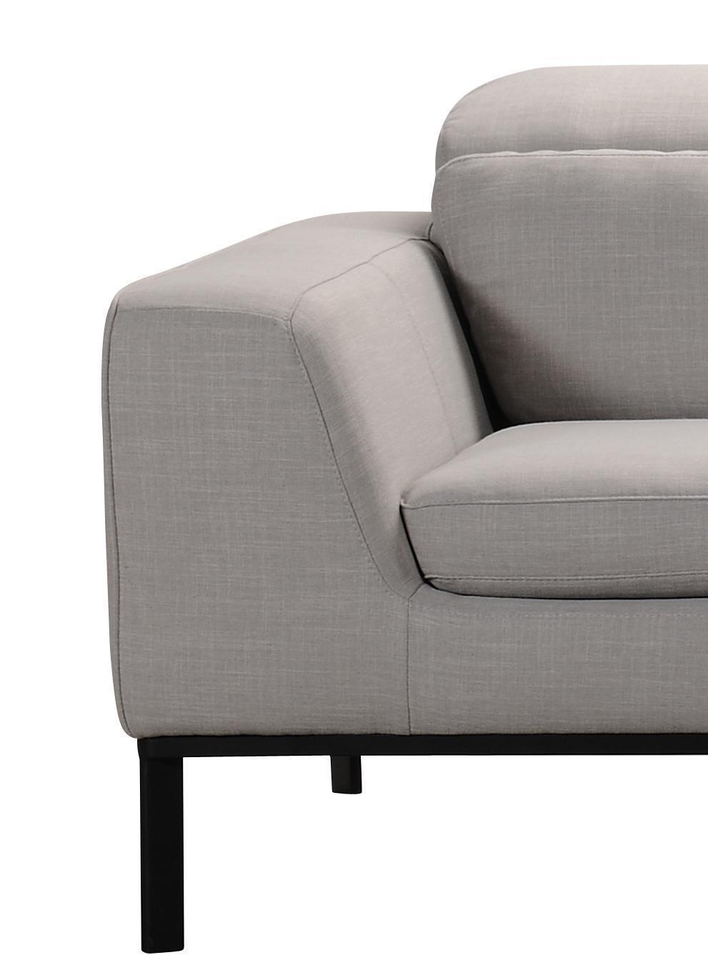 

        
VIG Furniture Divani Casa Clayton Sectional Sofa Taupe Fabric 00840729144407
