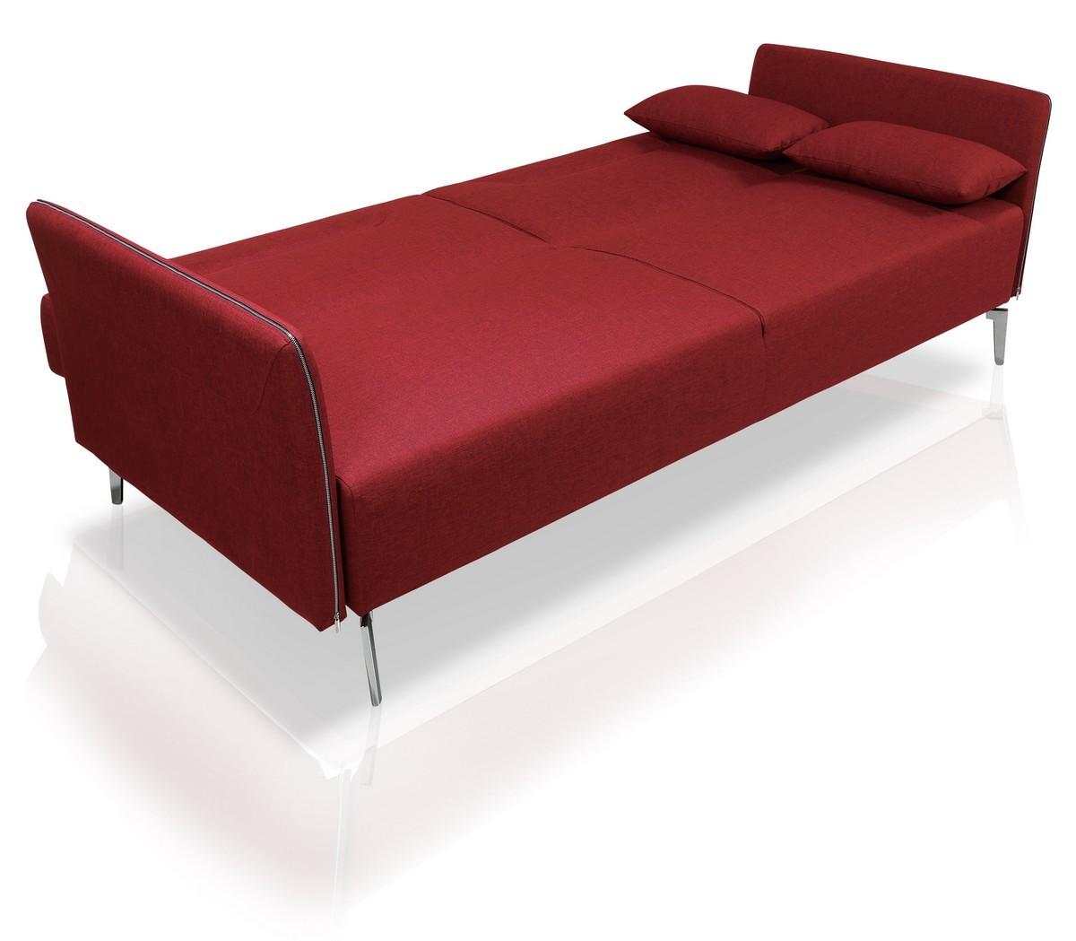 

    
VIG Furniture Divani Casa Davenport Sofa bed Red VGMB1365
