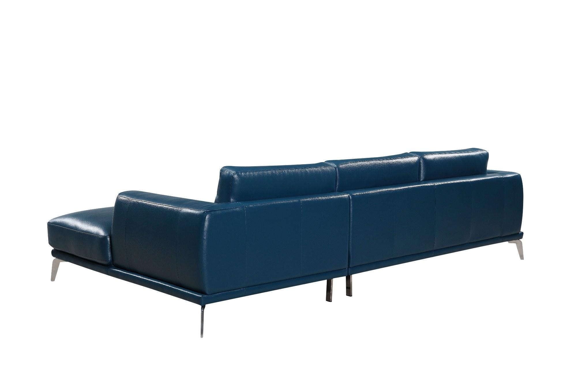 

    
VIG Furniture Divani Casa Drancy Sectional Sofa Blue VGCA1579ANG-BLU RHC
