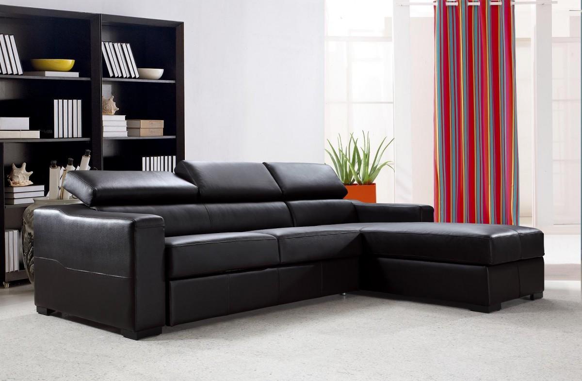 

    
VIG Furniture Divani Casa Flip Sectional Sofa Bed Espresso VG2T0647
