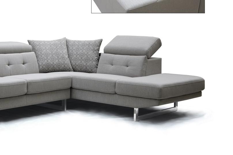 

    
VIG Furniture Divani Casa Gaviota Sectional Sofa Gray VGMB-1617-GRY
