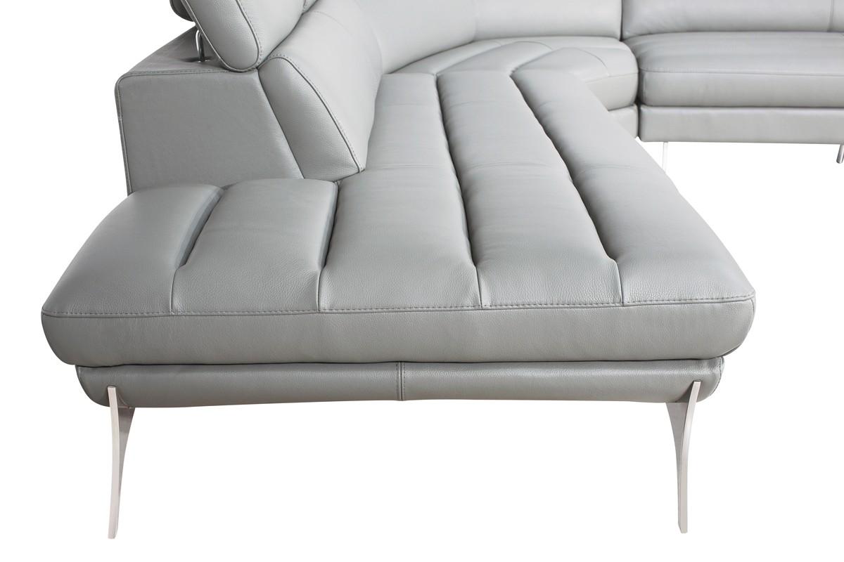 

    
VIG Furniture Divani Casa Graphite Sectional Sofa Gray VGCA1541-GRY-LHC
