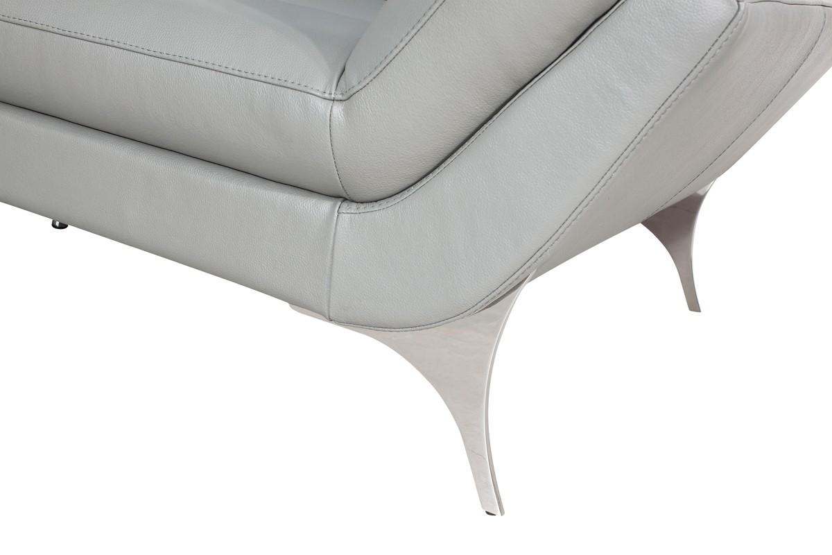 

        
VIG Furniture Divani Casa Graphite Sectional Sofa Gray Italian Leather 00840729142649
