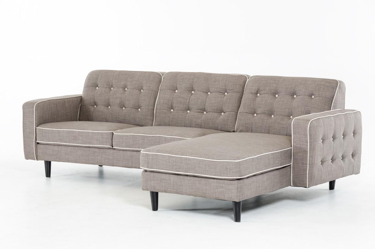 

    
VIG Modern Divani Casa MB-1369B Grey Fabric Tufted Sectional Sofa Right Facing Chaise
