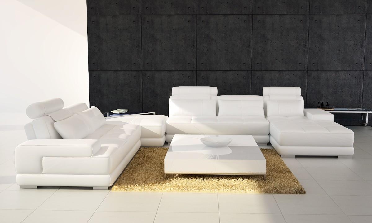 

    
VIG Furniture Divani Casa Phantom Sectional Sofa Set White VGEV-SP-5005W Set -4
