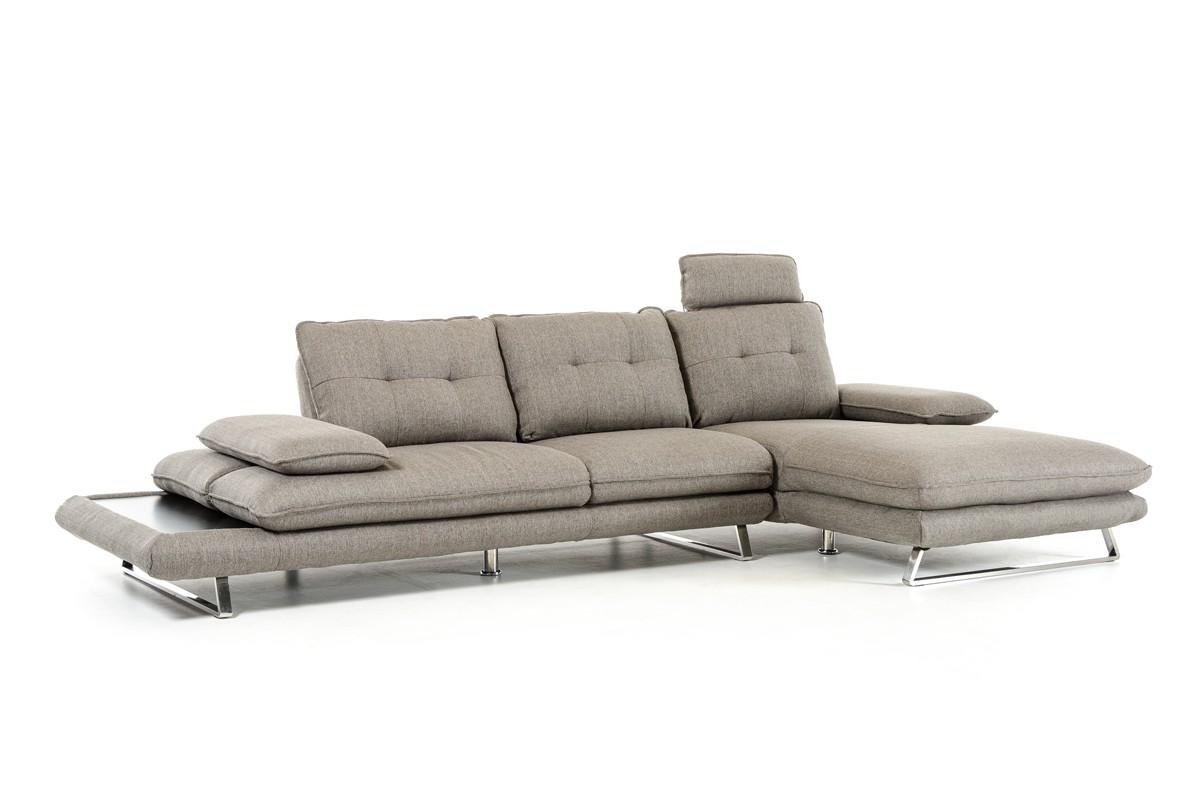

    
VIG Furniture Divani Casa Porter Sectional Sofa Gray VGMB1508-GRY-RAF
