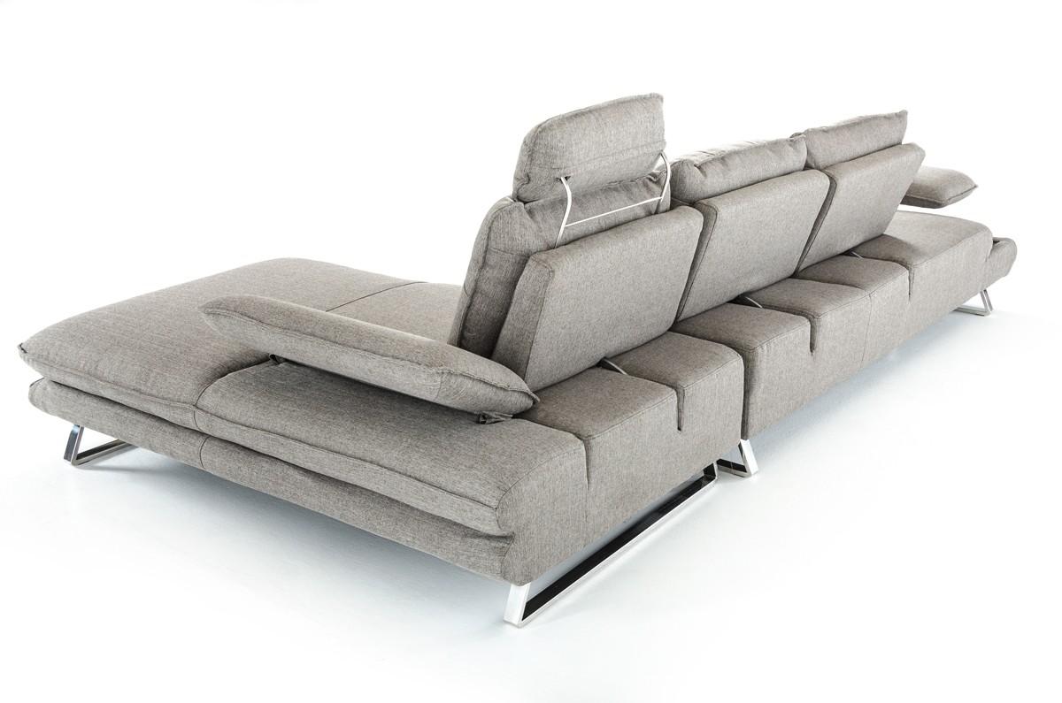 

    
Grey Fabric Tufted Sectional Sofa VIG Divani Casa Porter Modern RIGHT CHAISE
