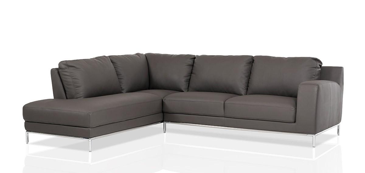 

    
Modern Eco-Leather Sectional Sofa Left Facing Chaise VIG Divani Casa Primrose
