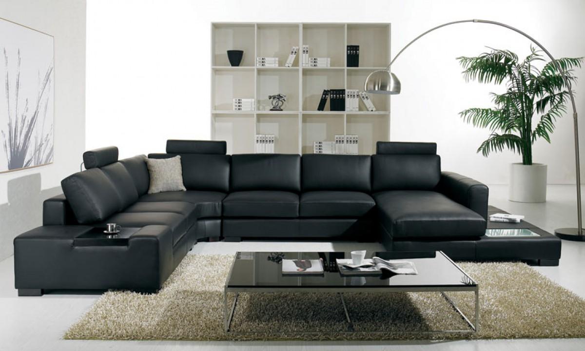 

                    
VIG Furniture Divani Casa T35 Sectional Sofa Black Bonded Leather Purchase 
