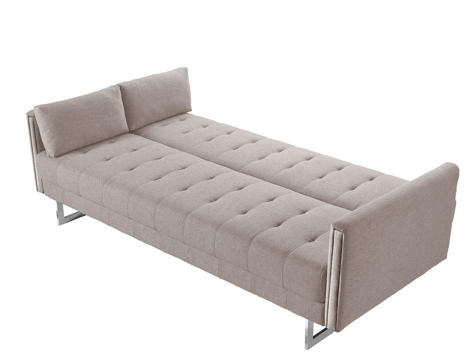 

    
Beige Fabric Tufted Sofa Bed VIG Divani Casa Tejon Modern Contemporary
