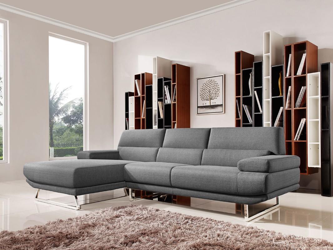 

    
VIG Furniture Divani Casa Trinidad Sectional Sofa Gray VGMB-1509B-GRY
