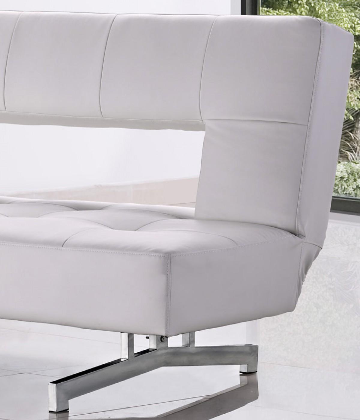 

        
VIG Furniture Divani Casa Wilshire Sofa bed White Leatherette 00840729100182
